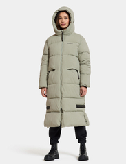 Didriksons - NOMI WNS PARKA LONG - pitkät toppatakit - wilted leaf - 4