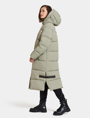 Didriksons - NOMI WNS PARKA LONG - pitkät toppatakit - wilted leaf - 5