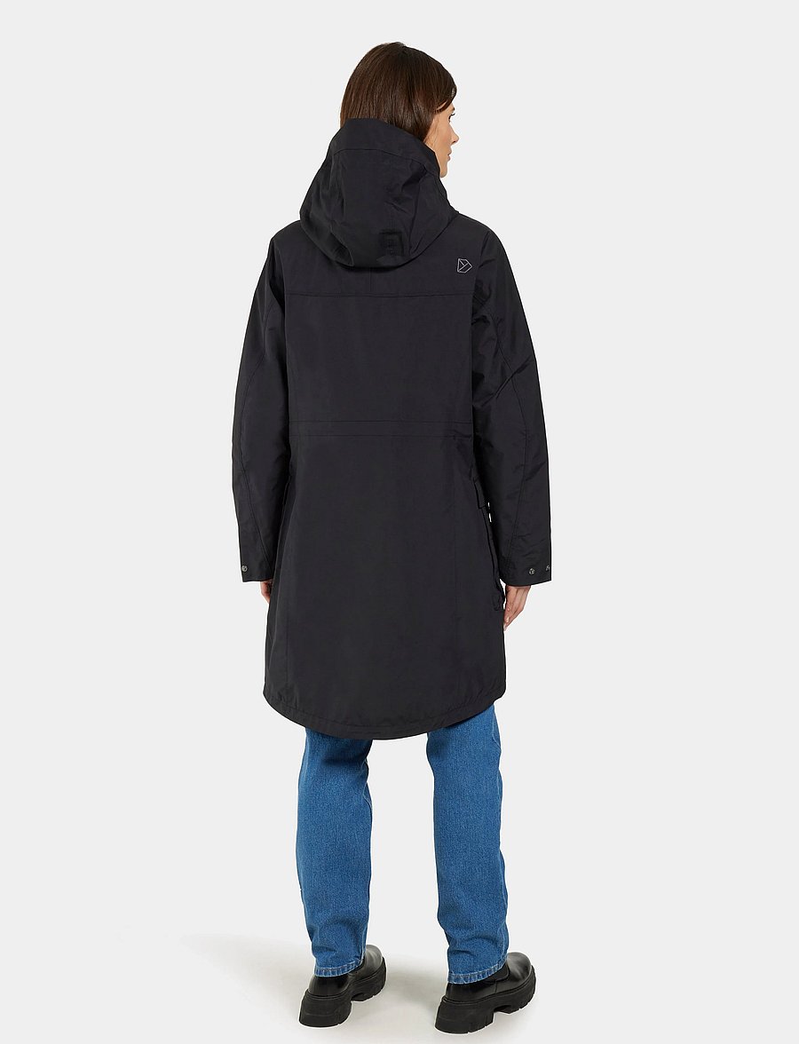 Didriksons - THELMA WNS PARKA 10 - parkatakit - black - 4