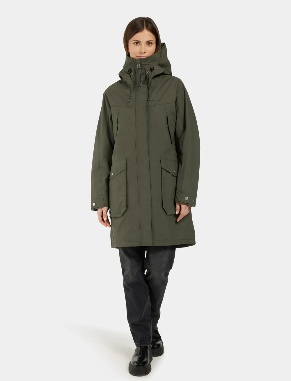 Didriksons - THELMA WNS PARKA 10 - parkasjackor - deep green - 3