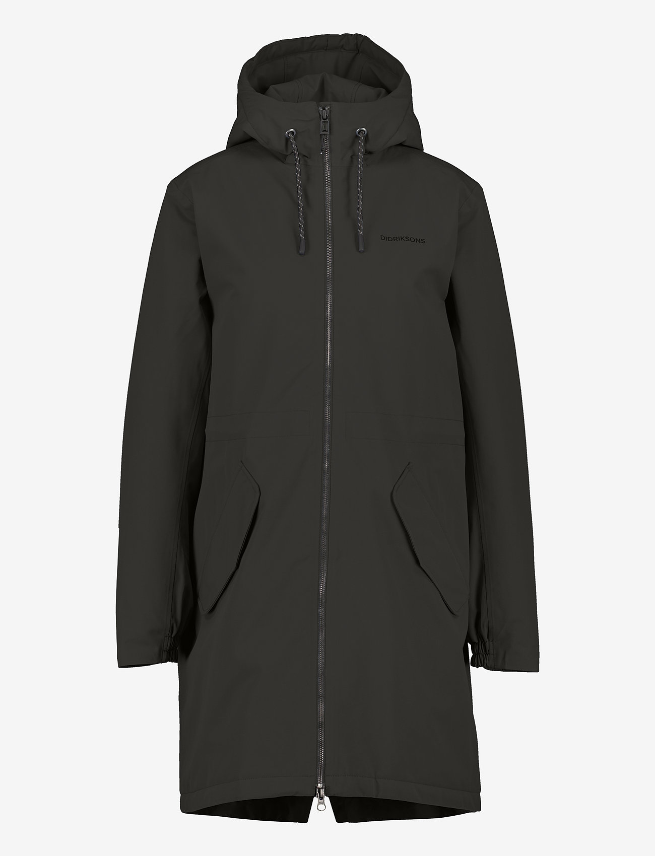 Didriksons - MARTA-LISA WNS PRK 2 - outdoor jackets - black - 1