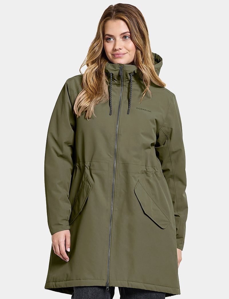 Didriksons - MARTA-LISA WNS PRK 2 - outdoor jacken - deep green - 0