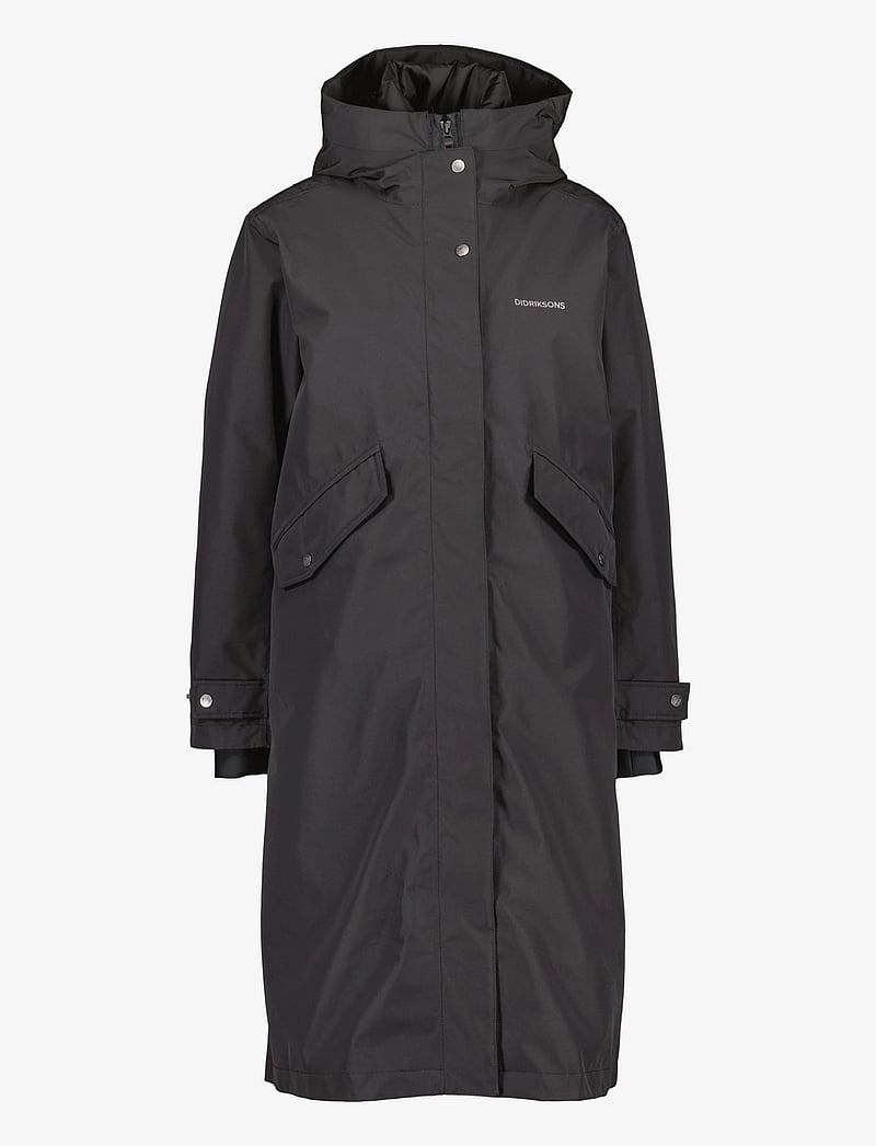 Didriksons - MIA WNS PARKA L - jacken - black - 1
