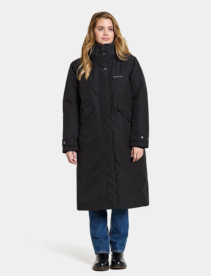 Didriksons - MIA WNS PARKA L - jacken - black - 3