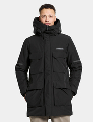 Didriksons - DREW USX PARKA 7 - winter jackets - black - 2