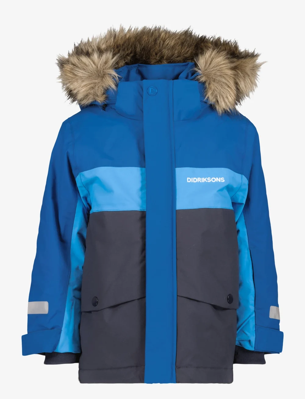 Didriksons - BJRVEN KIDS PARKA 2 - odzież zewnętrzna - classic blue - 1