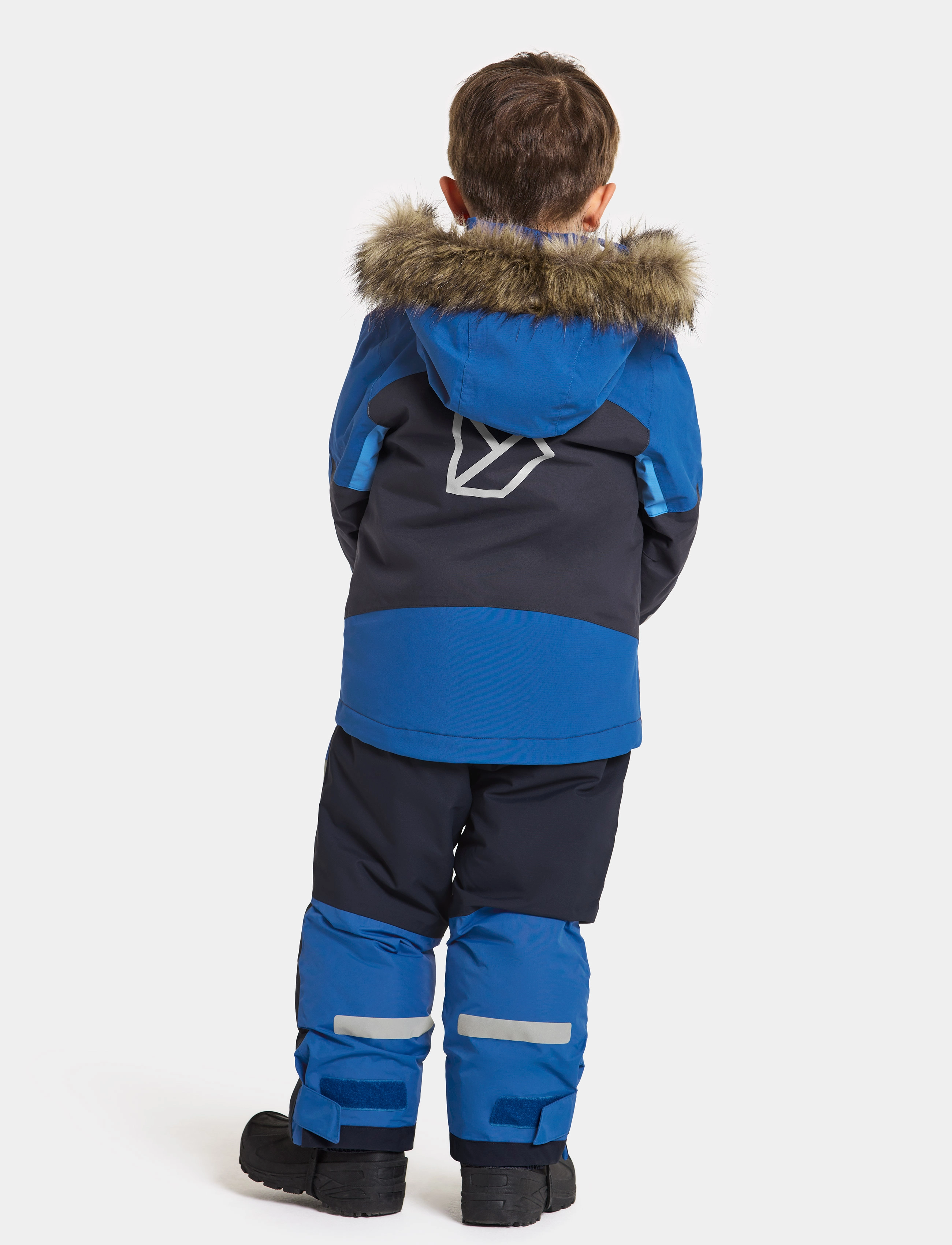 Didriksons - BJRVEN KIDS PARKA 2 - vinterjakker - classic blue - 5