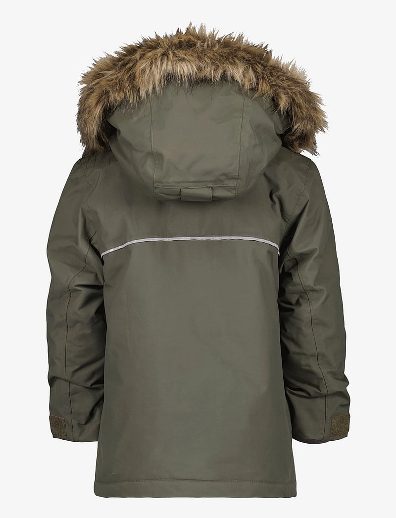 Didriksons - KURE KIDS PARKA 6 - paksud joped - deep green - 2