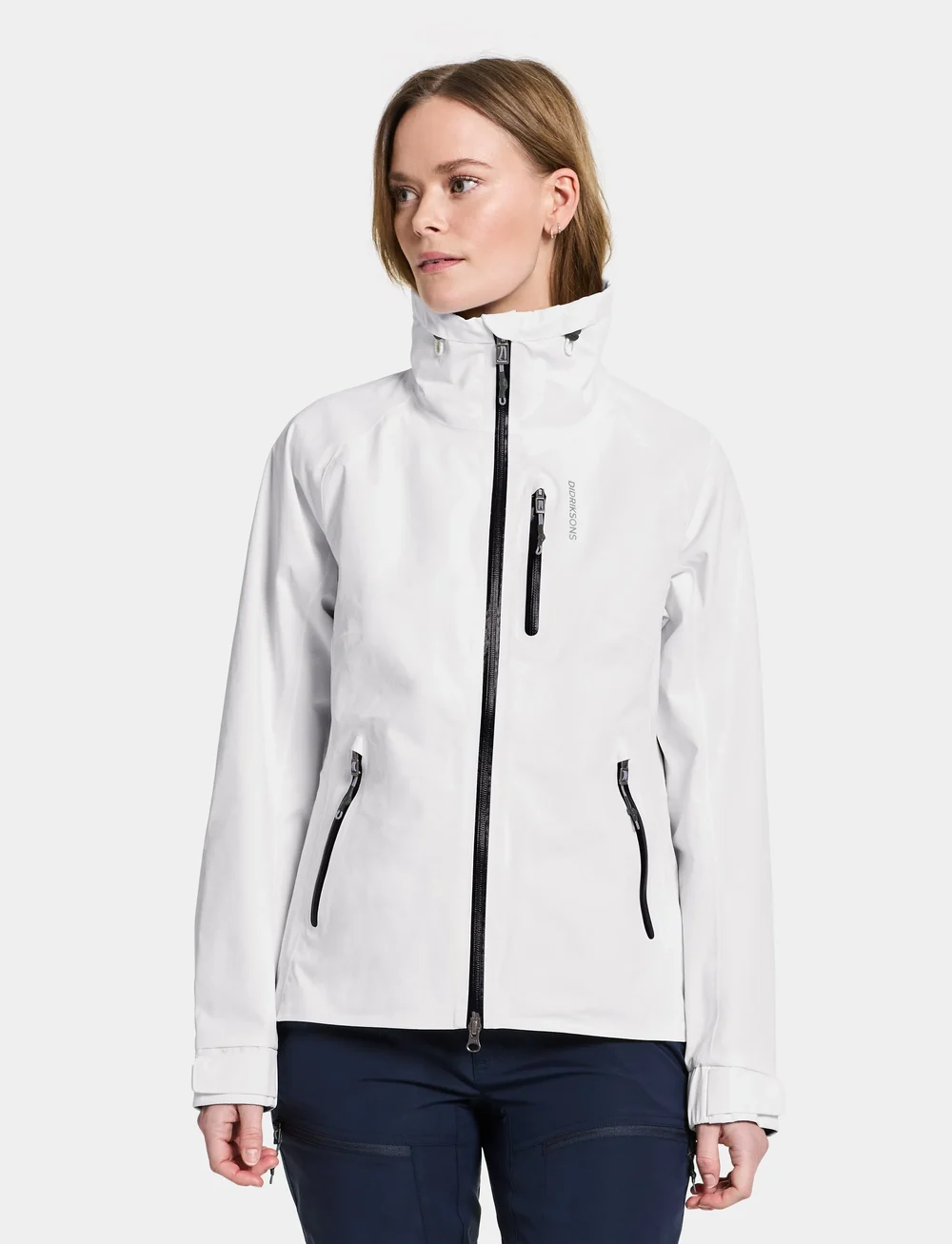 Didriksons - NJORD WNS JKT - sportsjakker - snow white - 0