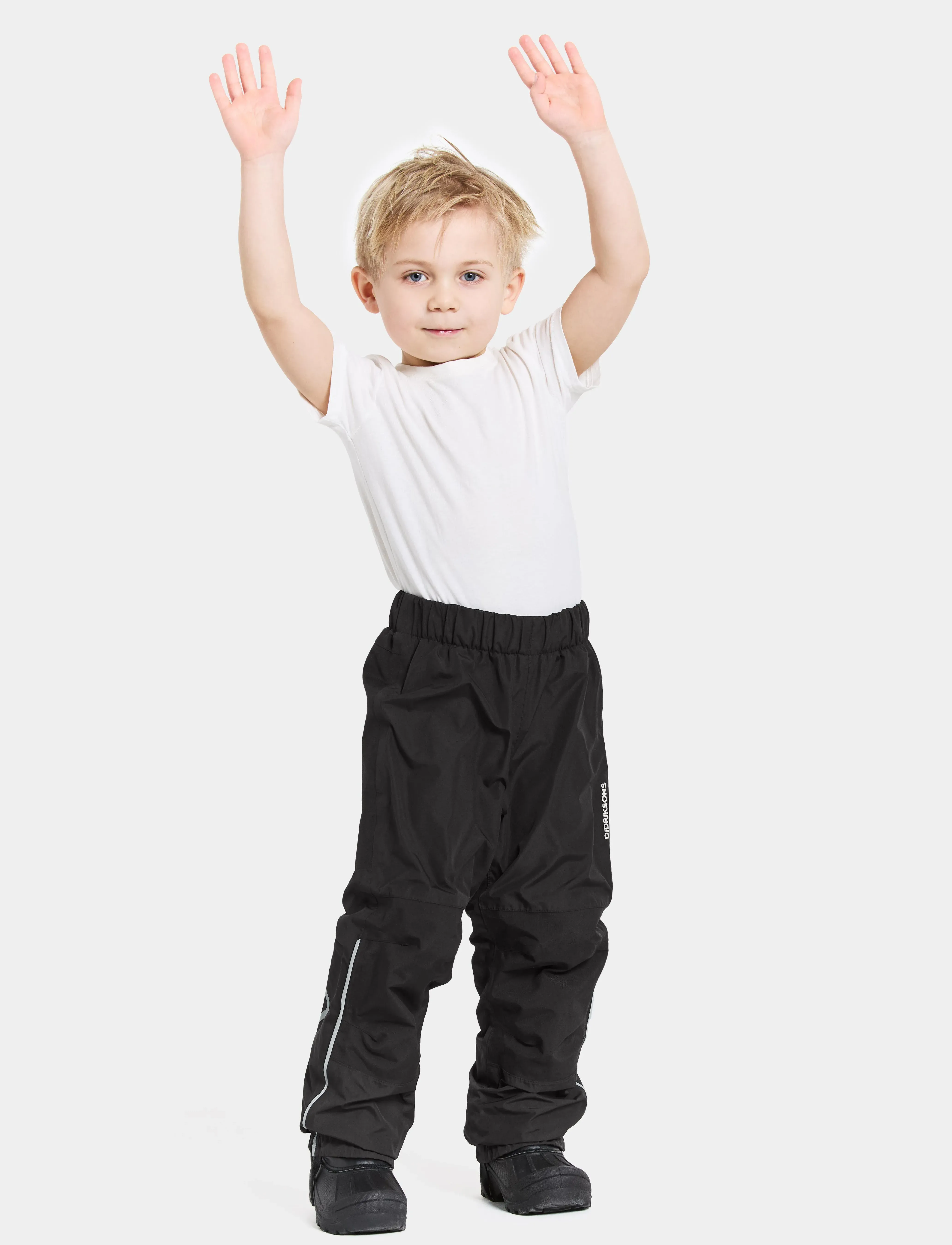 Didriksons - NARVI KIDS PANT 2 - overtræksbukser - black - 3