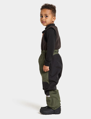 Didriksons - GORDON KIDS PANTS 3 - outdoor pants - deep green - 3