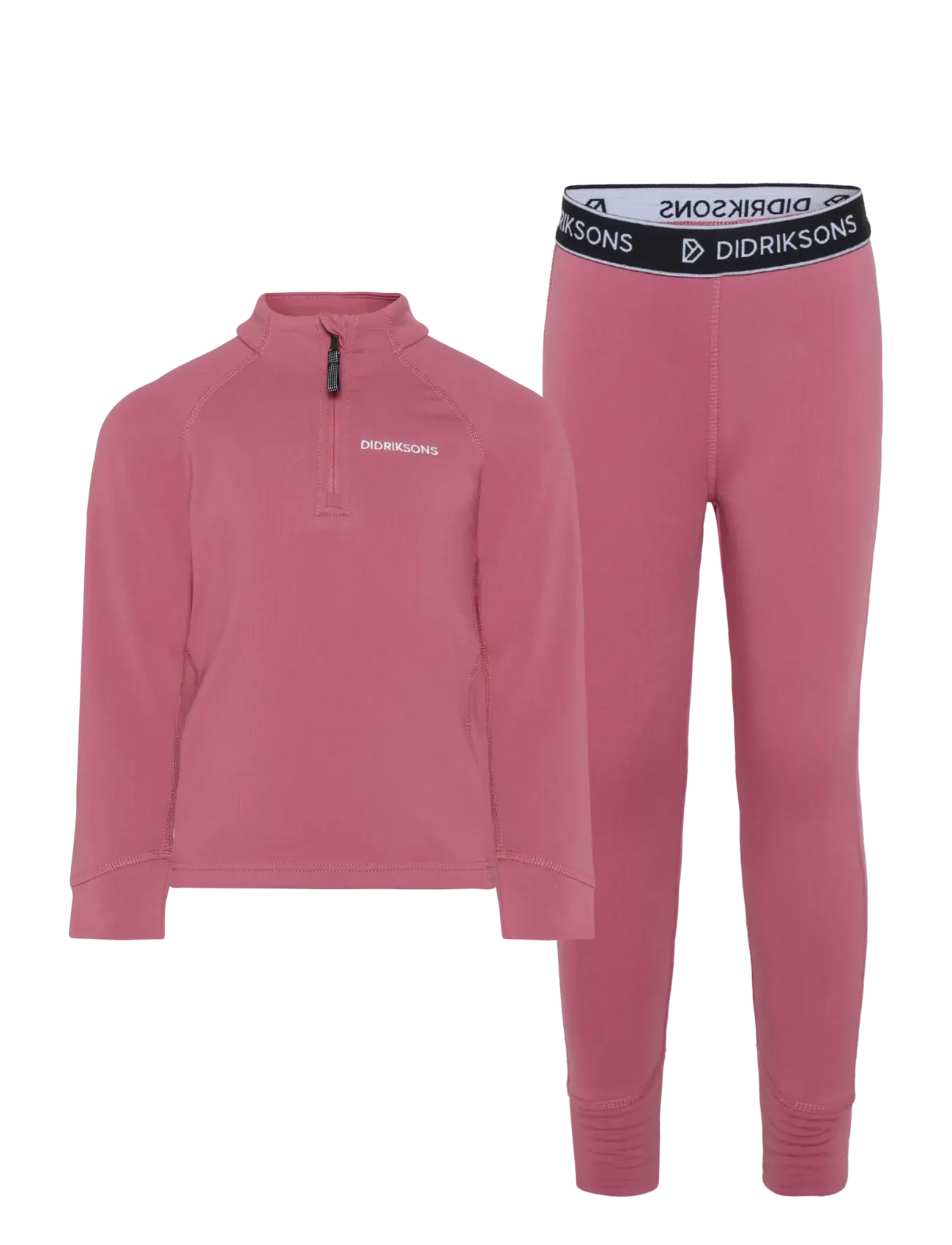 Didriksons Jadis Kids' Set, 80, Pink, Basislag > Baselayer-Sæt, Børn