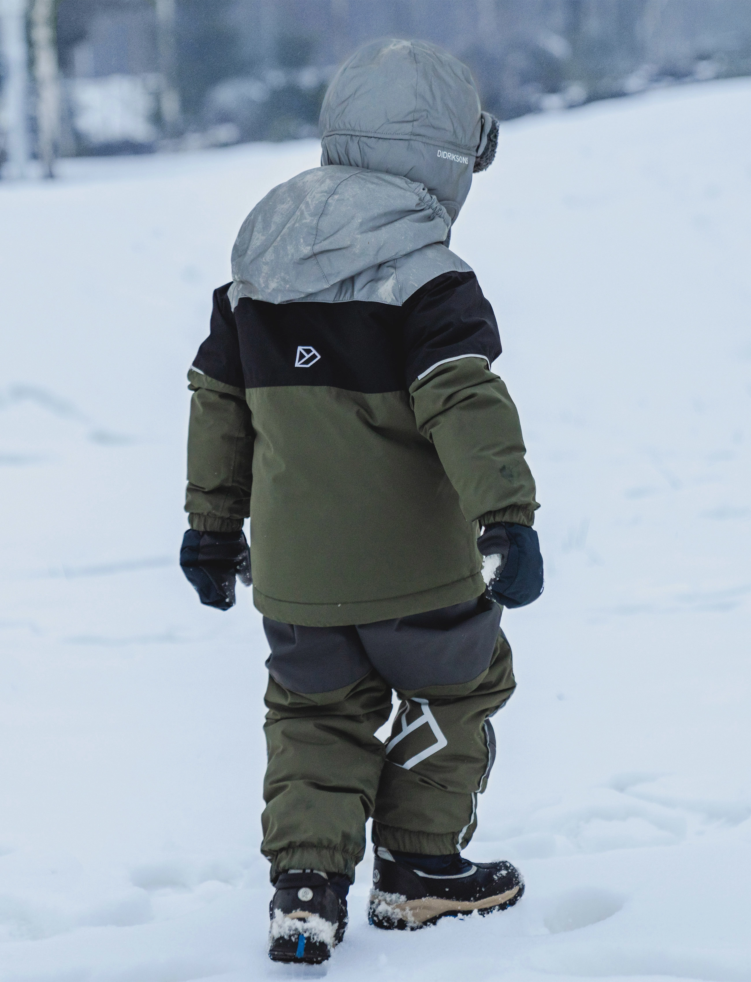 Didriksons - Biggles Reflective Kids' Cap - talvemütsid - silver - 4