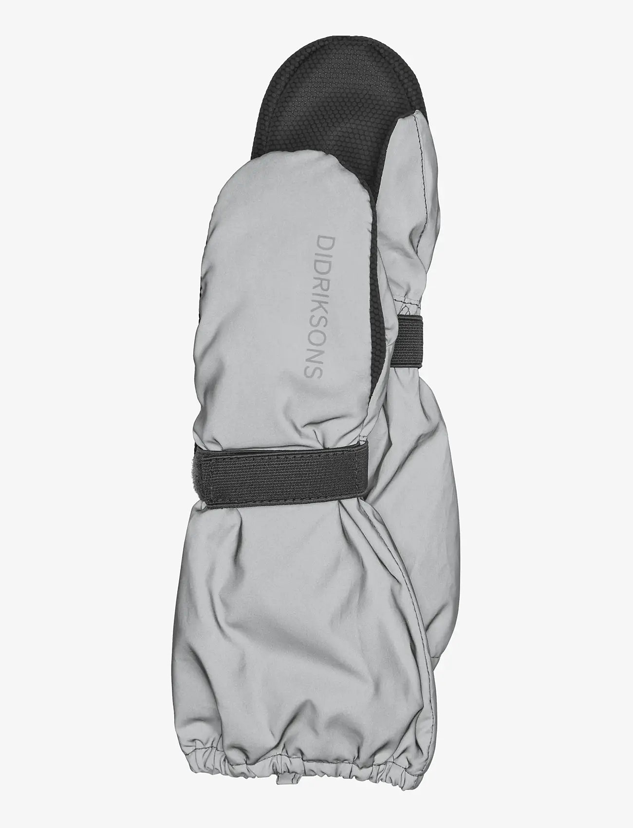 Didriksons - Biggles Reflective Kids' Mittens - kindad - silver - 1