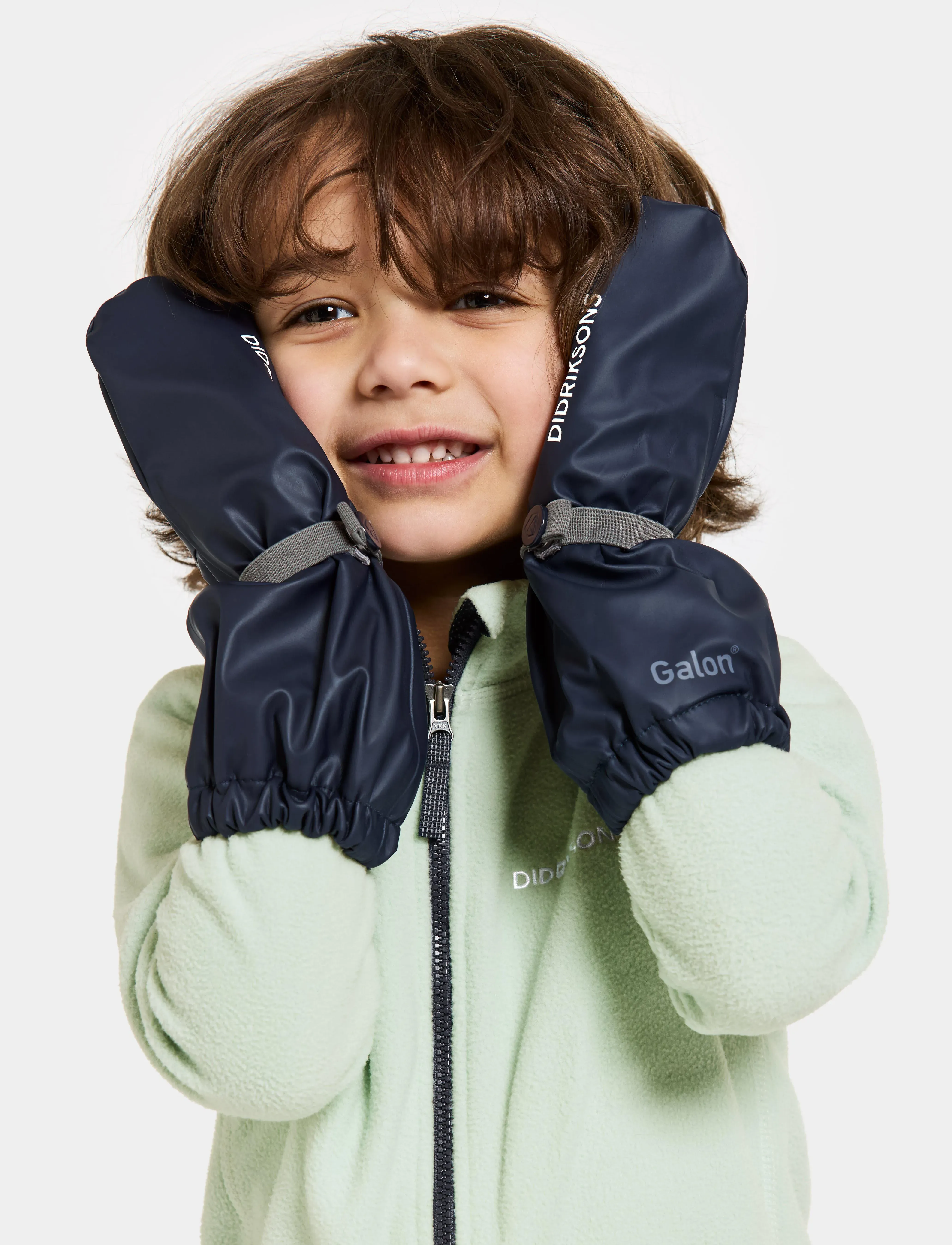 Didriksons Pileglove 8, Børn, Regn Luffer, Navy, Str: 4