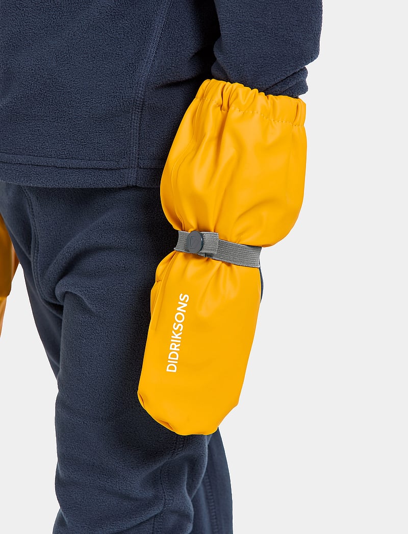 Didriksons - PILEGLOVE 8 - regnvantar - oat yellow - 2