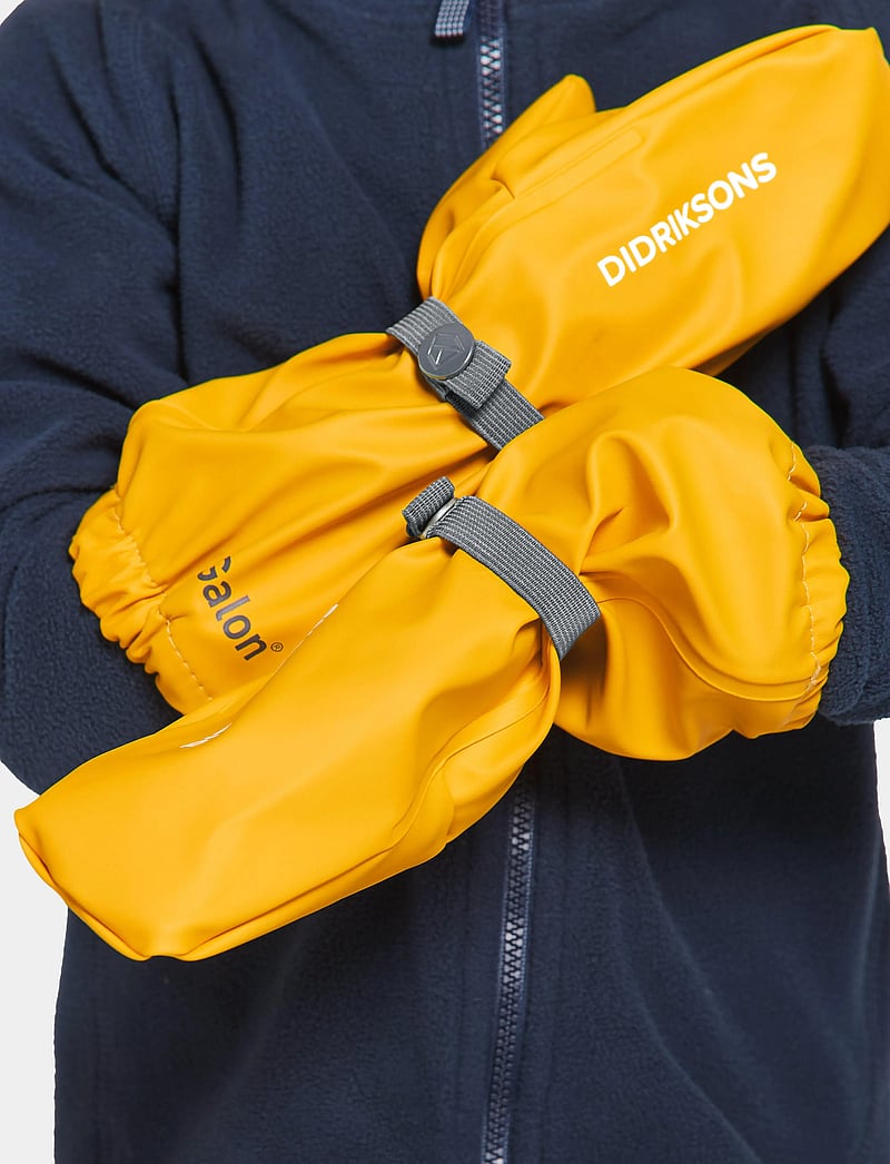 Didriksons - GLOVE KIDS 5 - regnhandsker - oat yellow - 3