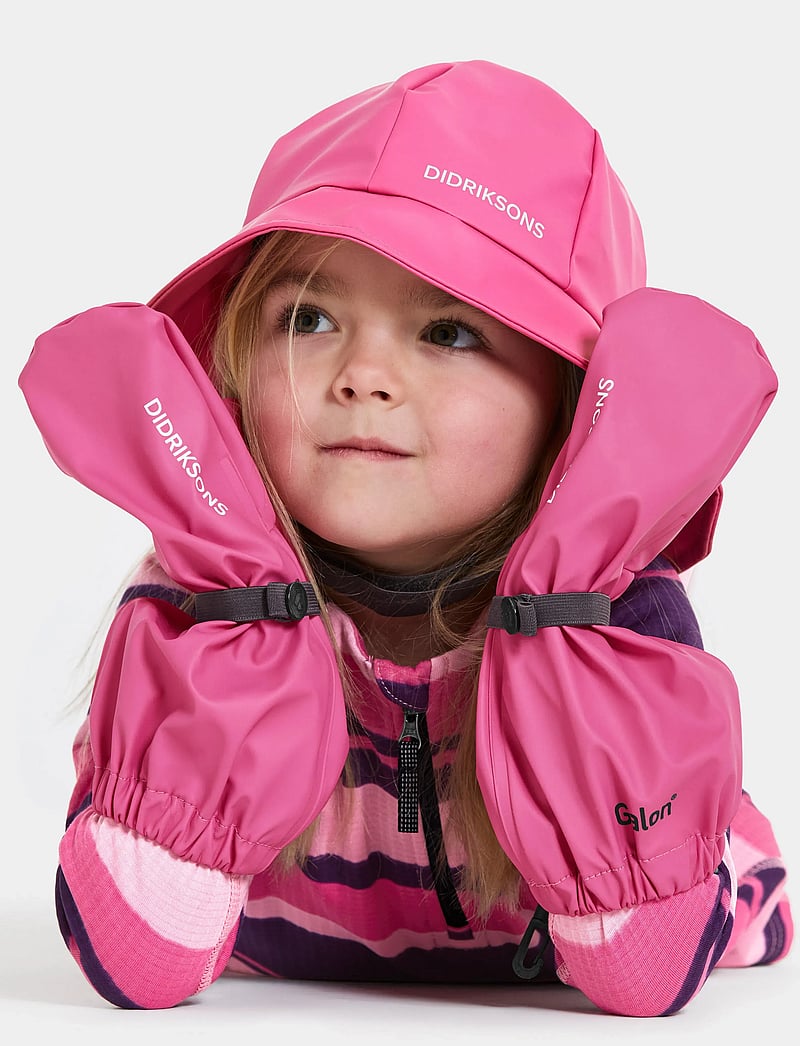 Didriksons - GLOVE KIDS 5 - regnvantar - sweet pink - 0
