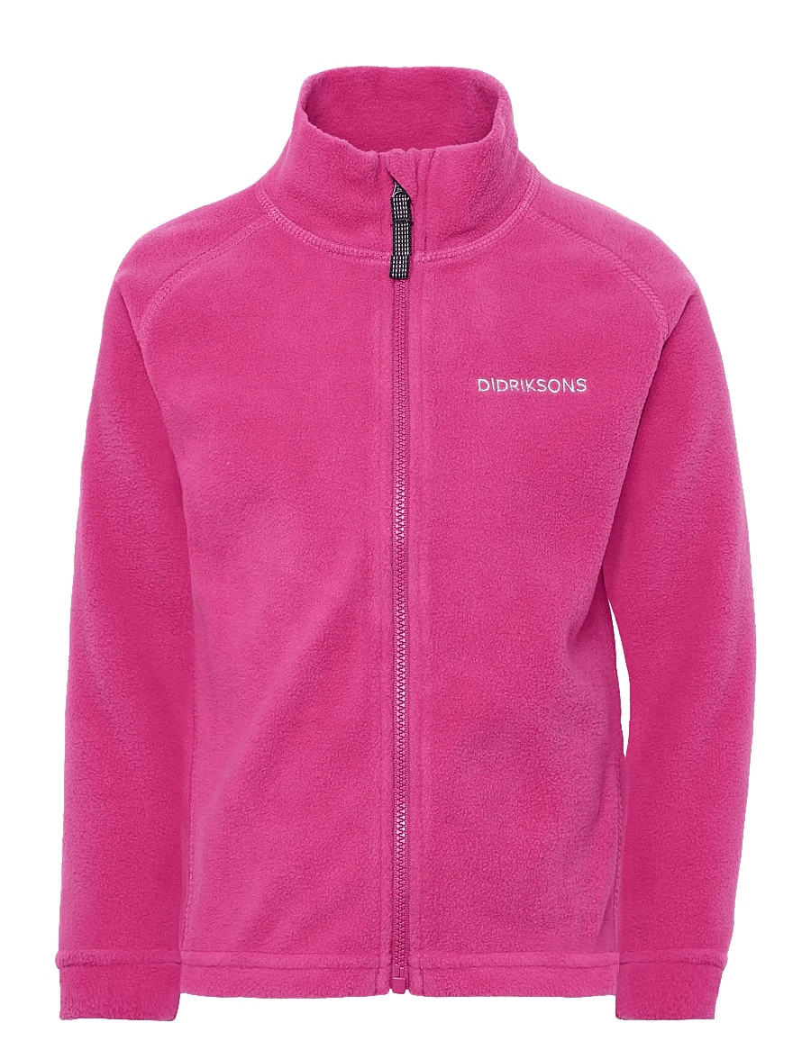 Didriksons - Monte Kids' Full-Zip - isolerede jakker - cactus pink - 1