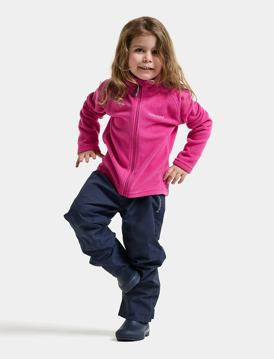Didriksons - Monte Kids' Full-Zip - isolerede jakker - cactus pink - 3