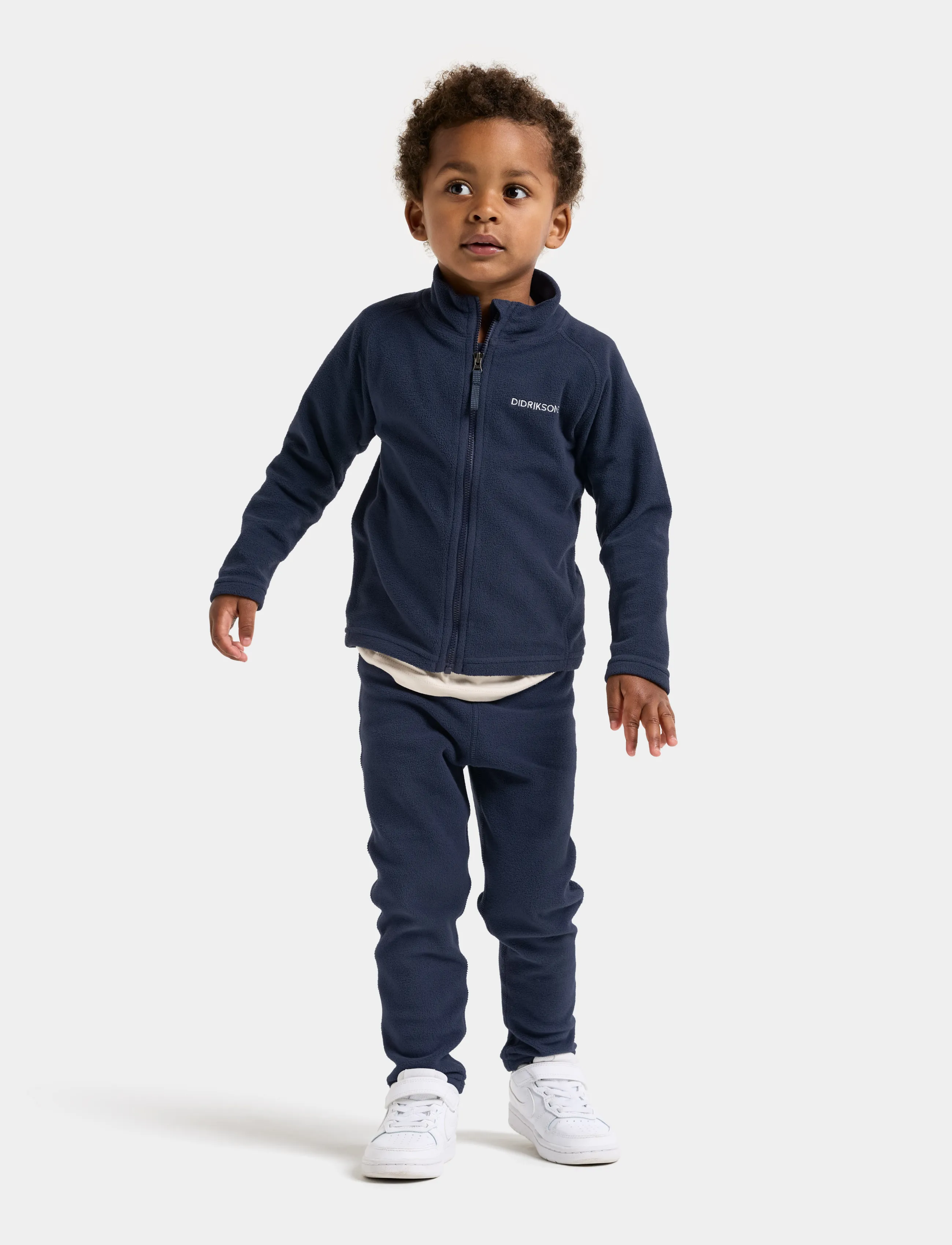 Didriksons - Monte Kids' Full-Zip - ytterkläder - navy - 0