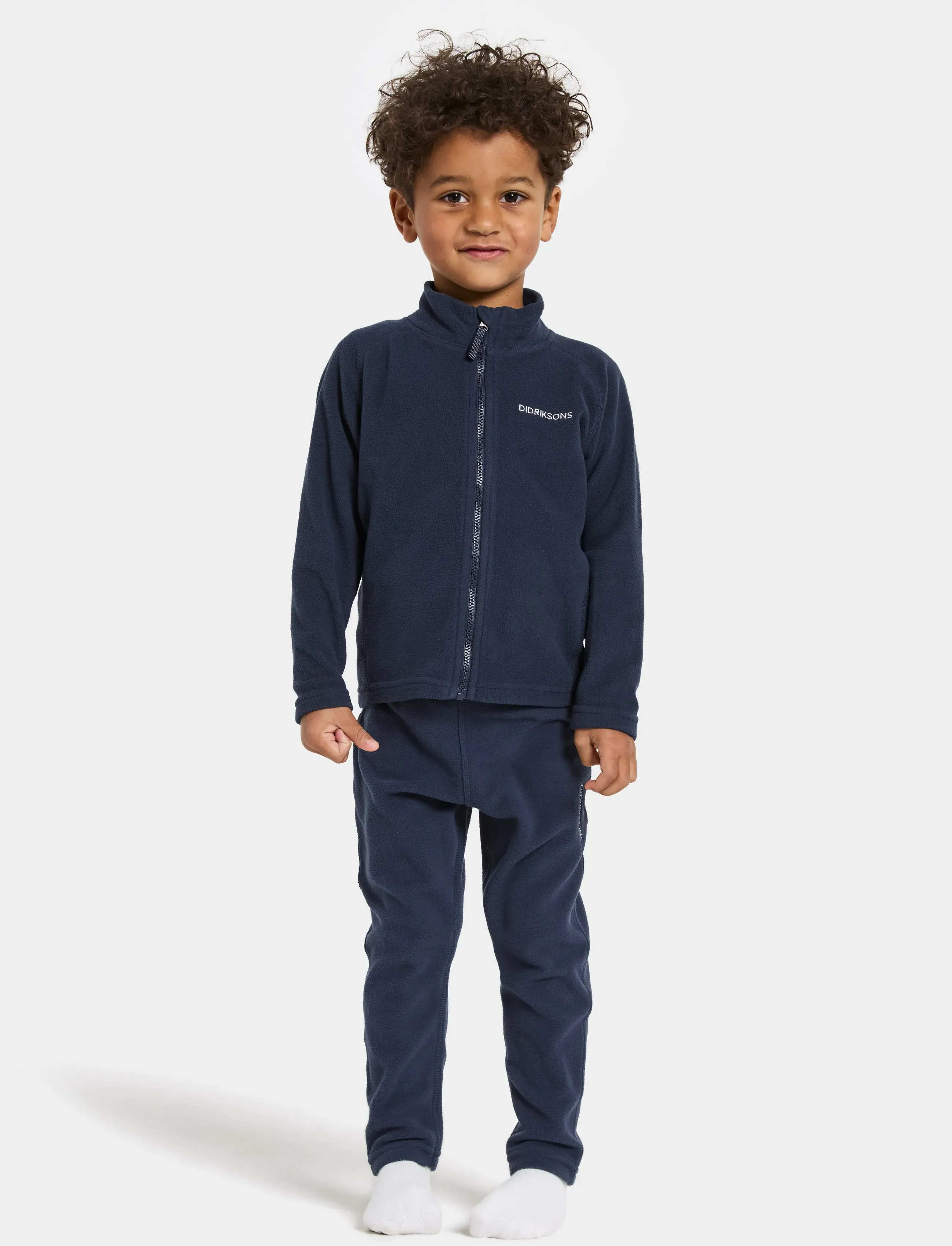 Didriksons - MONTE KIDS FZ 10 - kurtki ocieplane - navy - 4
