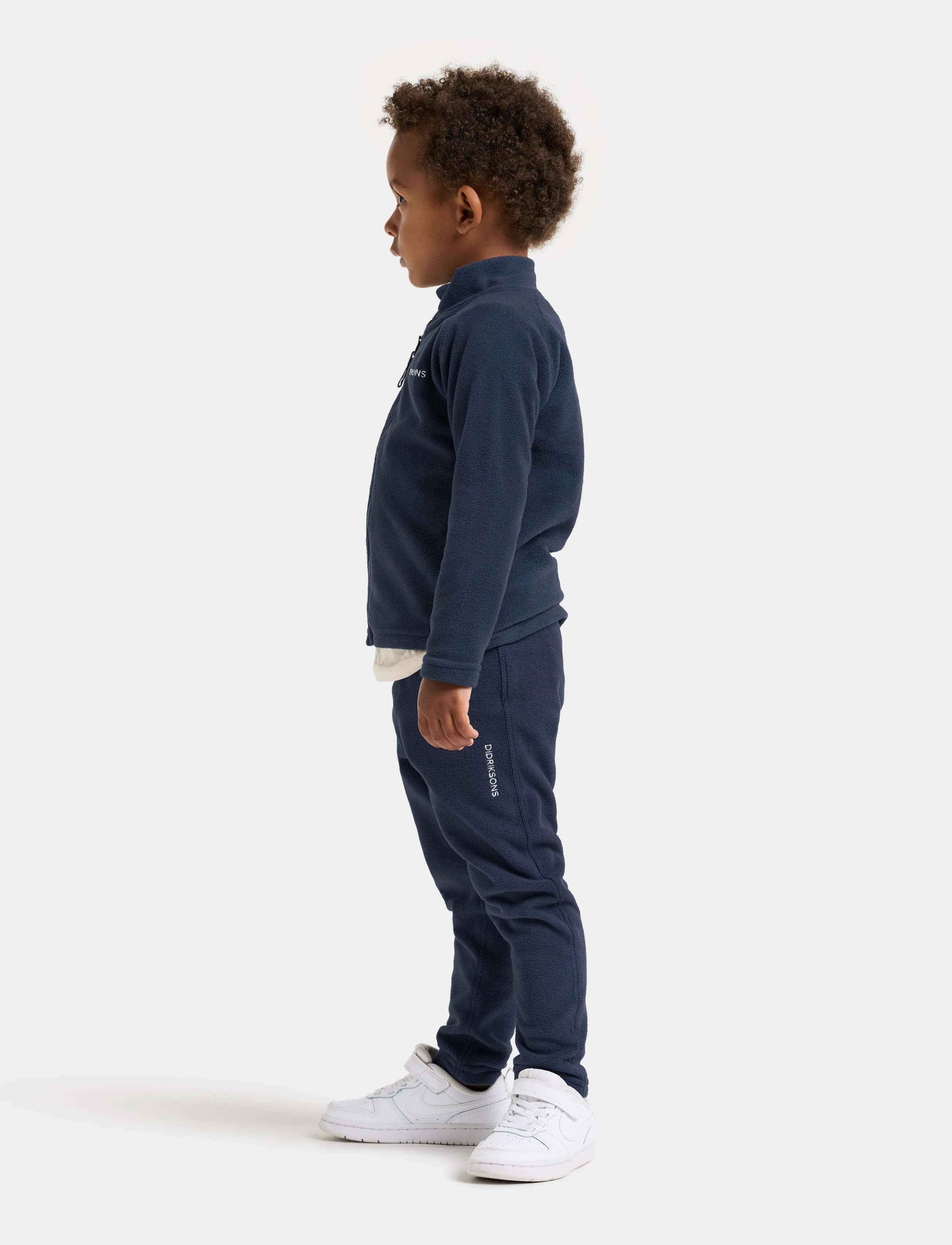 Didriksons - Monte Kids' Full-Zip - ytterkläder - navy - 5