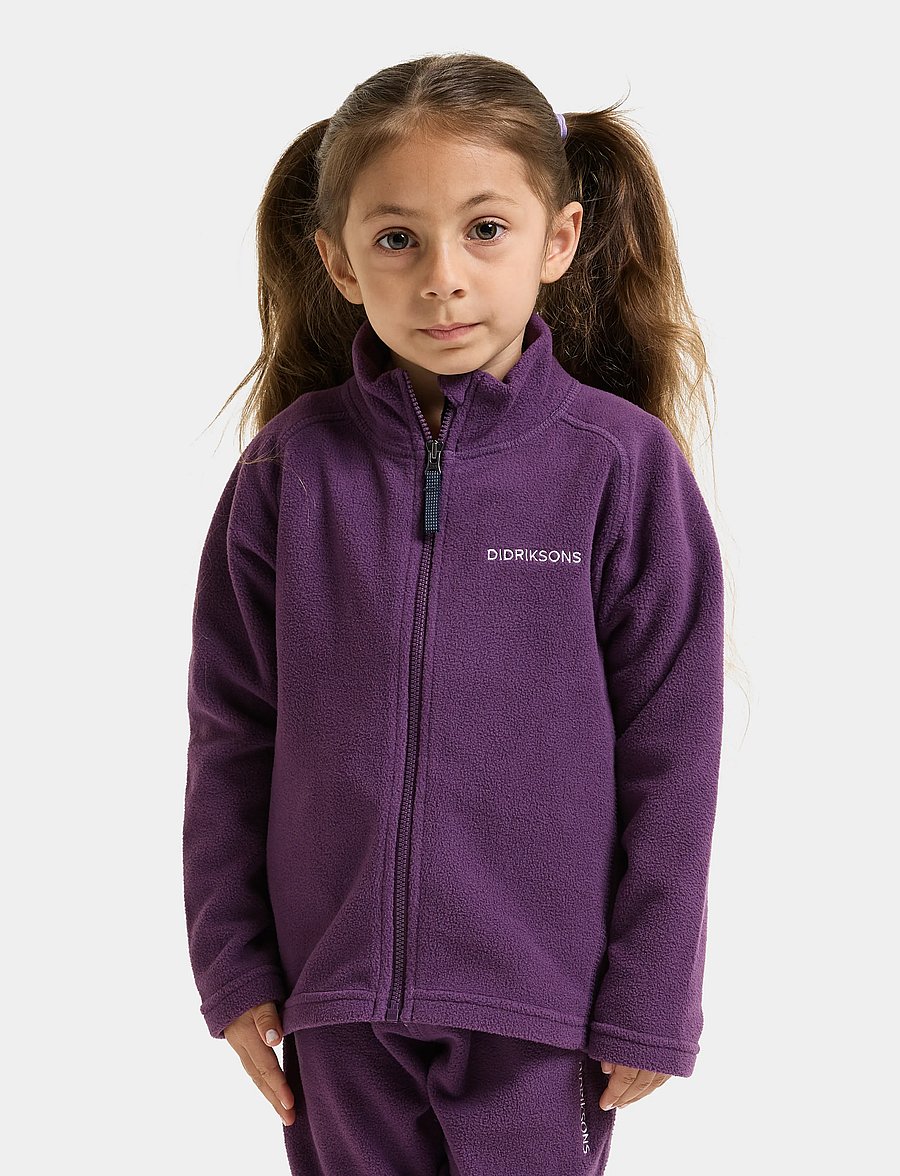 Didriksons - Monte Kids' Full-Zip - isolerede jakker - northen purple - 4