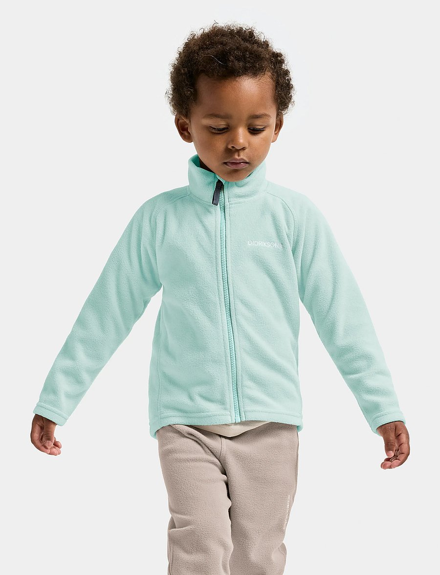 Didriksons - Monte Kids' Full-Zip - isolerade jackor - ocean mint - 0