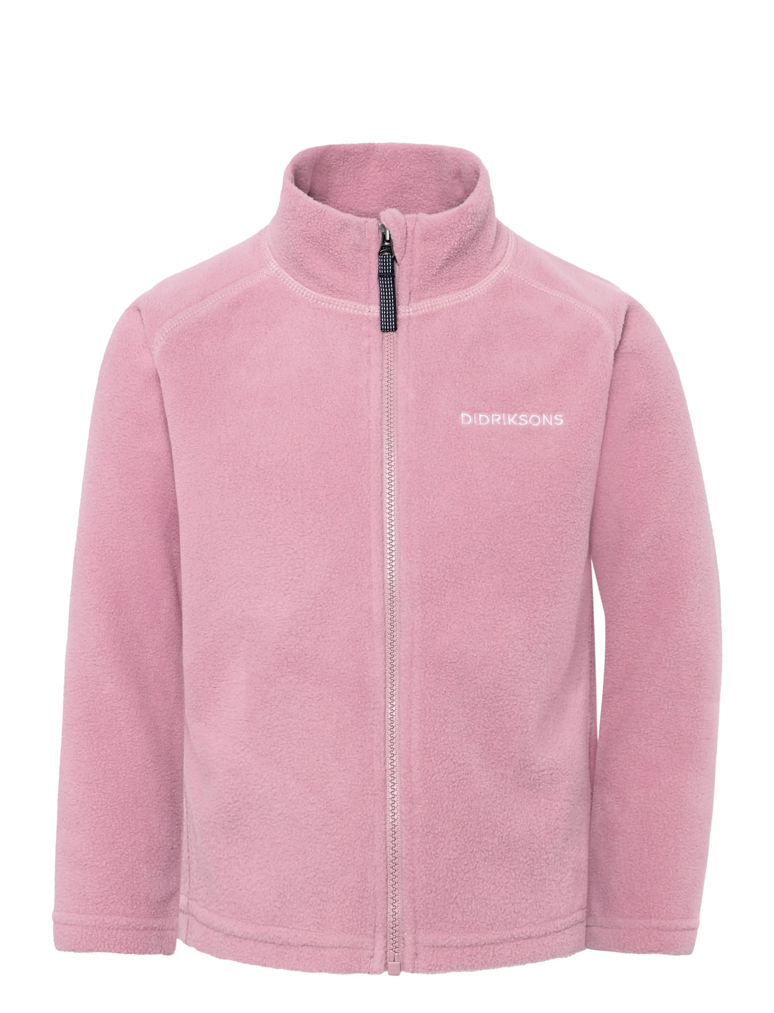 Didriksons - Monte Kids' Full-Zip - isolerade jackor - oyster pink - 1