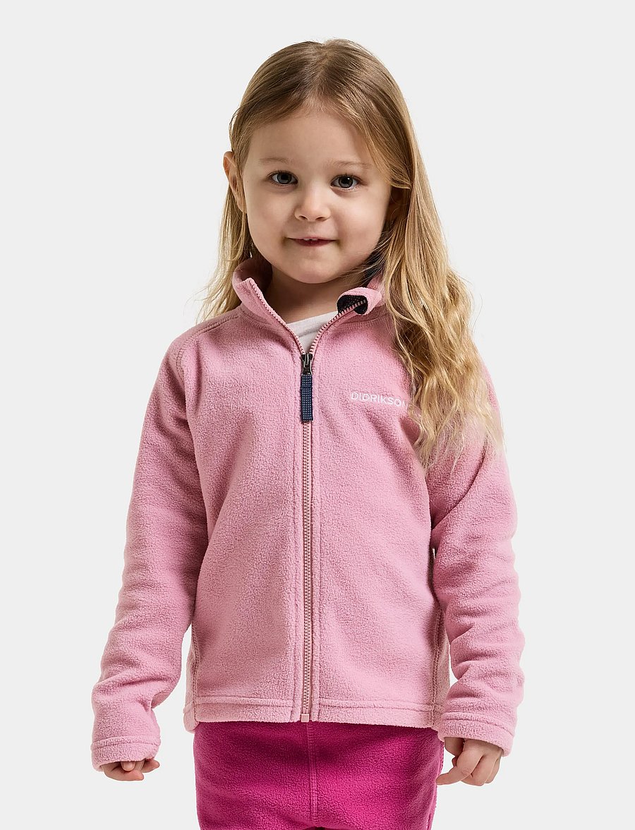 Didriksons - Monte Kids' Full-Zip - isolerade jackor - oyster pink - 0