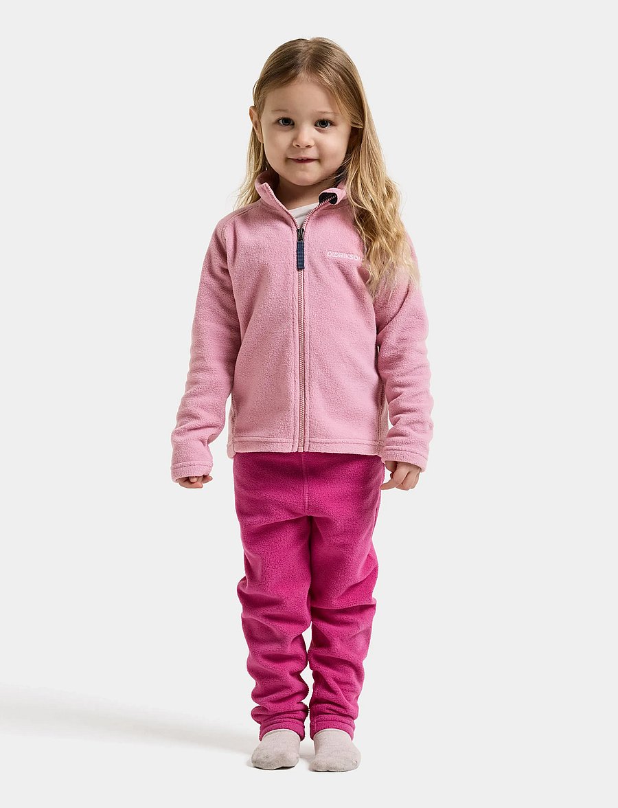 Didriksons - Monte Kids' Full-Zip - isolerade jackor - oyster pink - 3