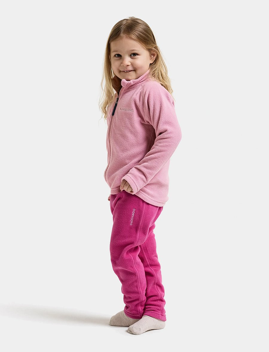Didriksons - Monte Kids' Full-Zip - isolerade jackor - oyster pink - 5