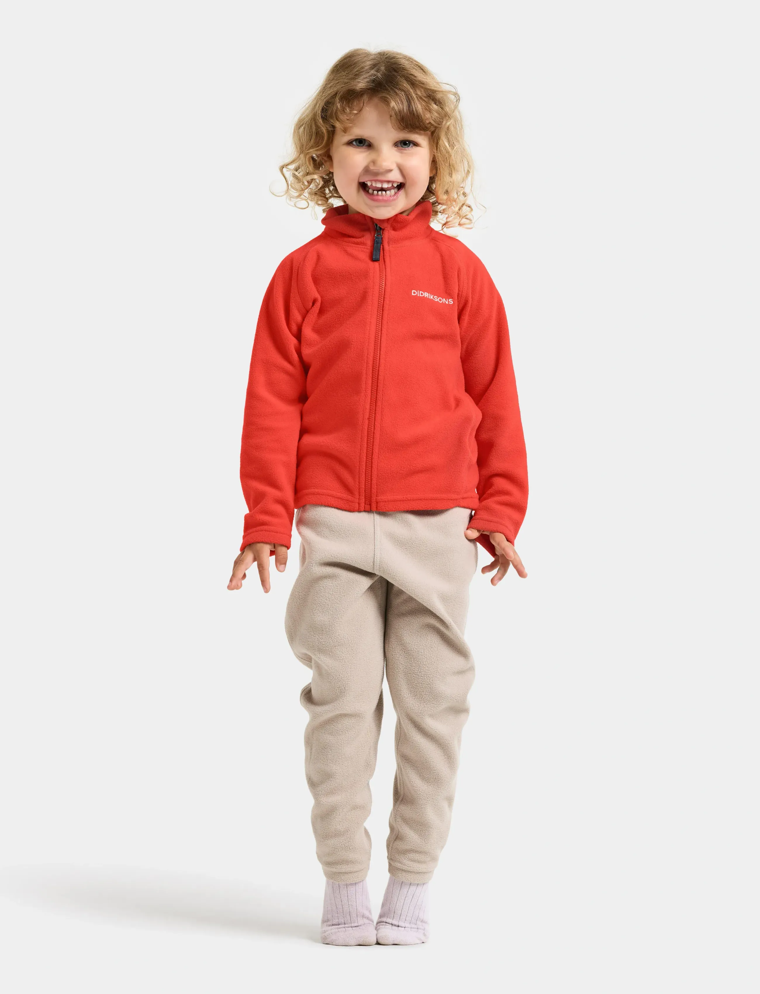 Didriksons - MONTE KIDS FZ 10 - insulated jackets - paprika - 3