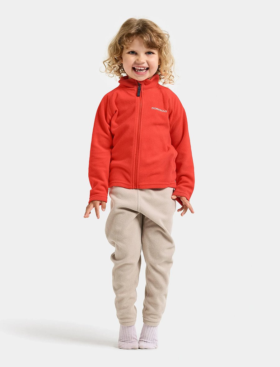 Didriksons - MONTE KIDS FZ 10 - isolerade jackor - paprika - 3