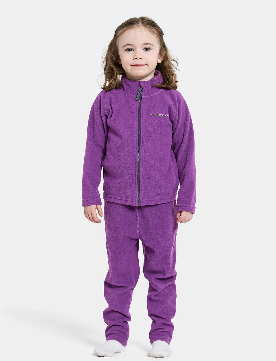 Didriksons - Monte Kids' Full-Zip - isolerte jakker - royal purple - 4