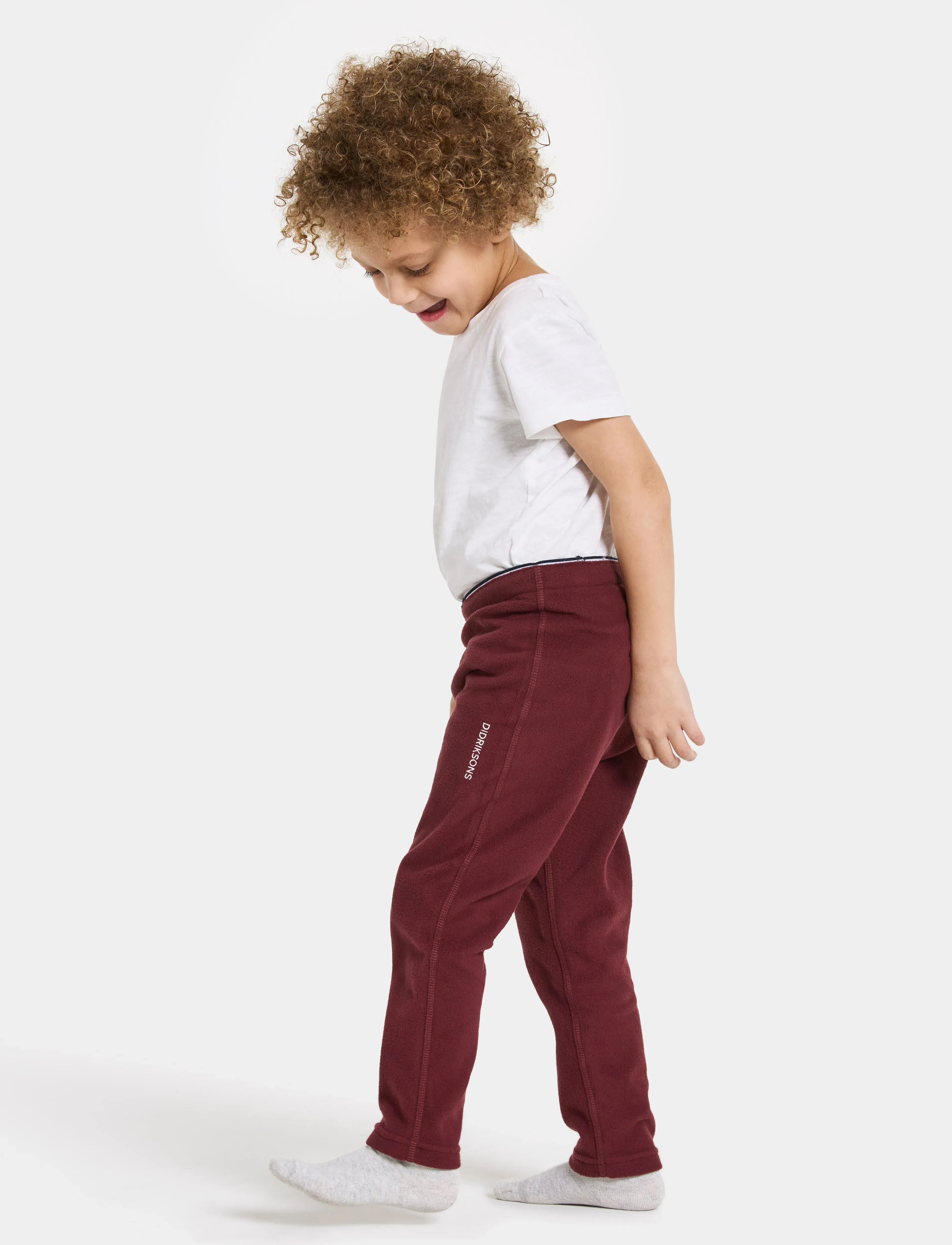 Didriksons - MONTE KIDS PANTS 9 - fritidsbukser - anemon red - 5
