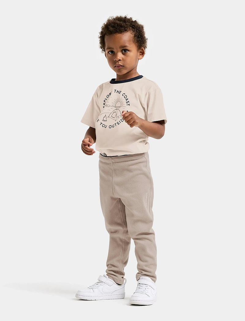 Didriksons - MONTE KIDS PANTS 9 - jogginghosen - beach beige - 3