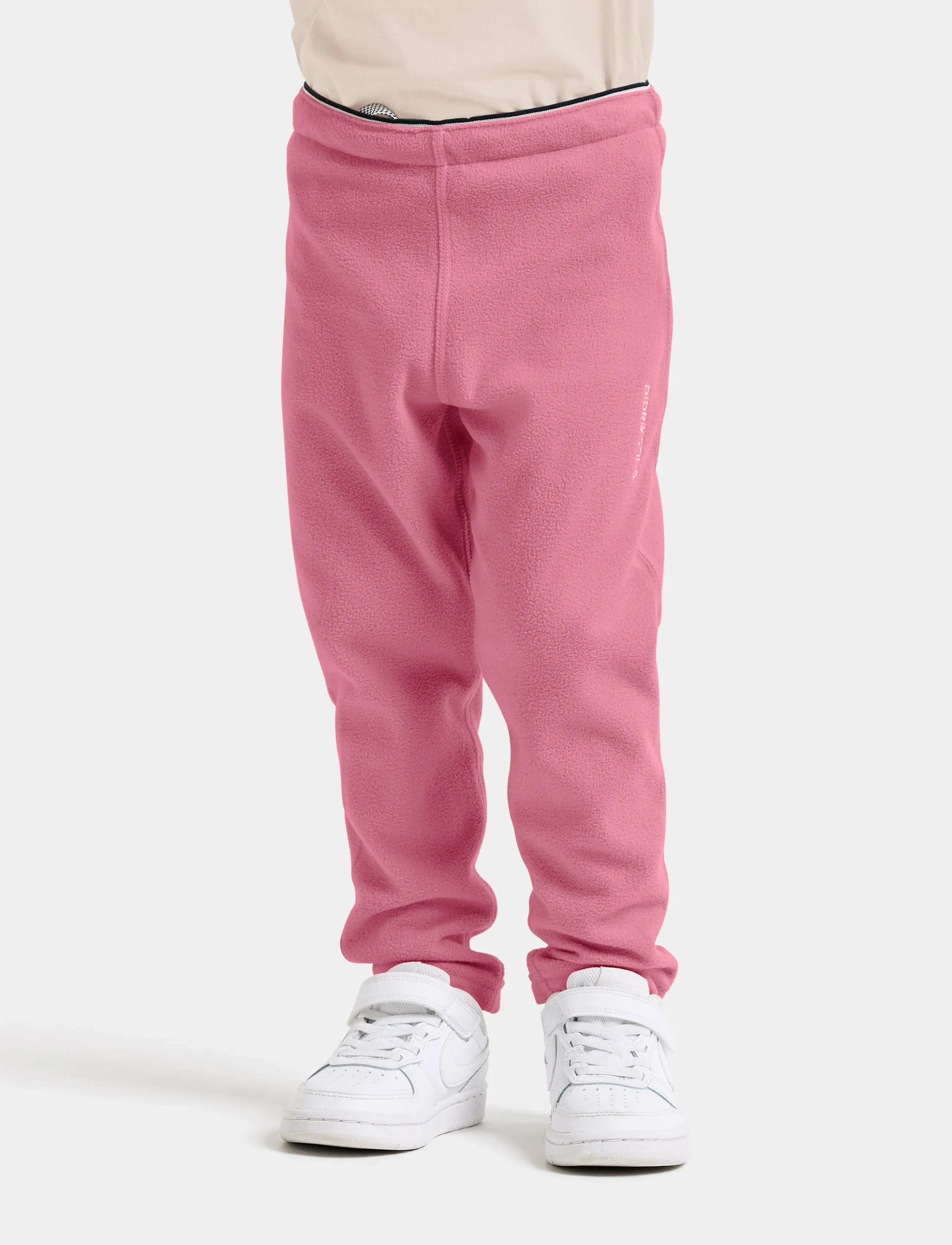 Didriksons Monte Kids' Pants, Børn, Børne Fleecebukser, Pink, Str: 140