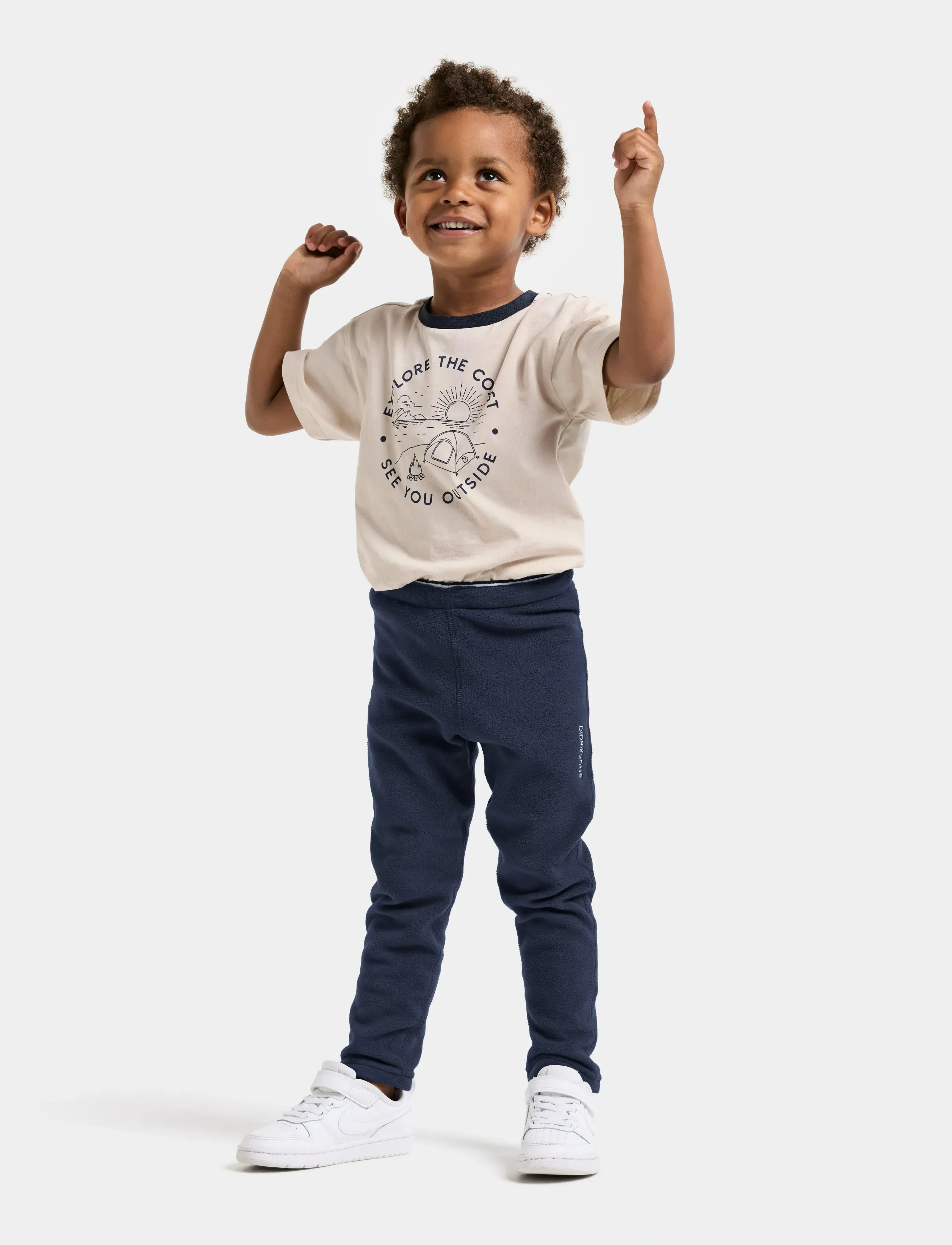 Didriksons - MONTE KIDS PANTS 9 - sweatpants - navy - 4