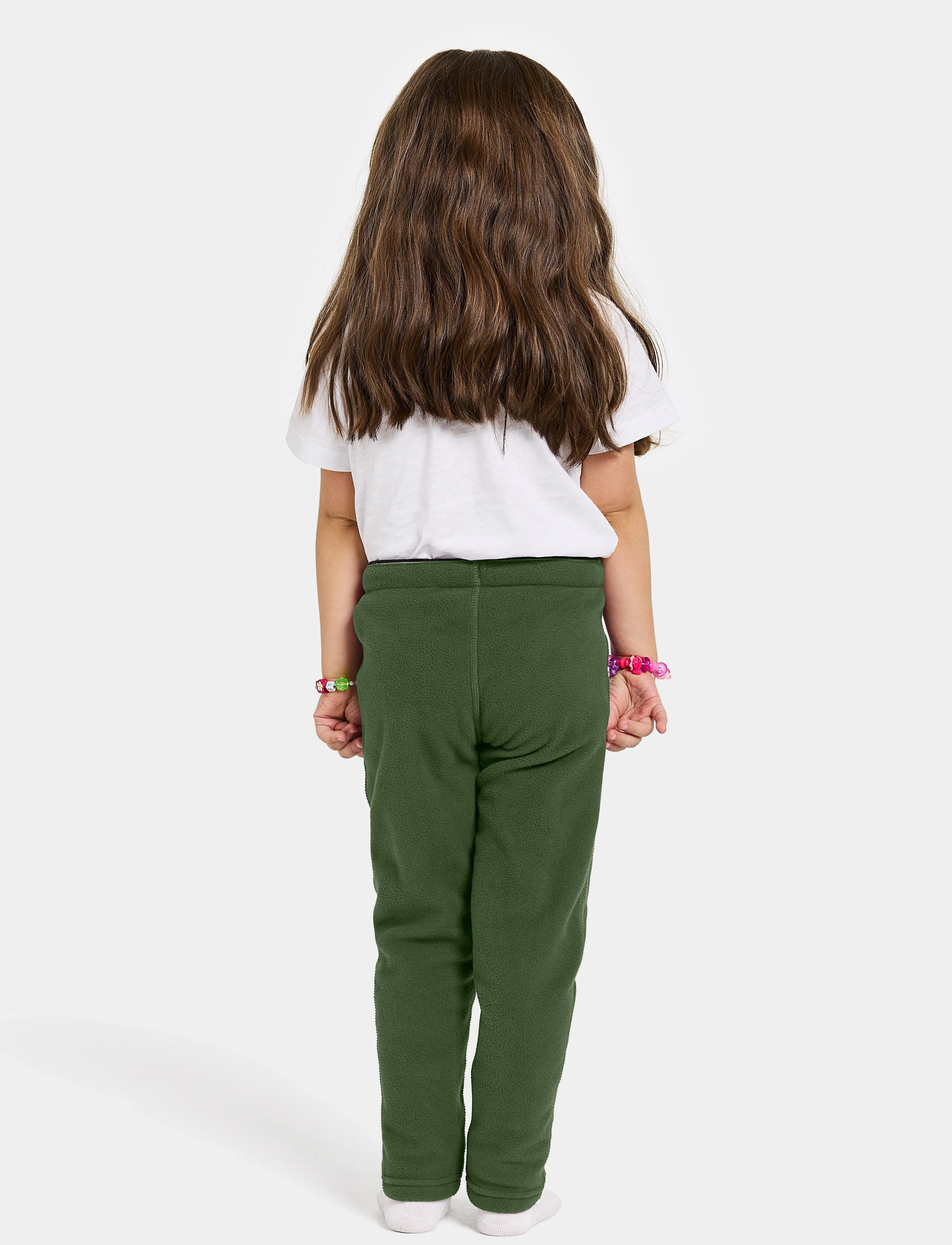 Didriksons - MONTE KIDS PANTS 9 - outdoor pants - pine green - 3