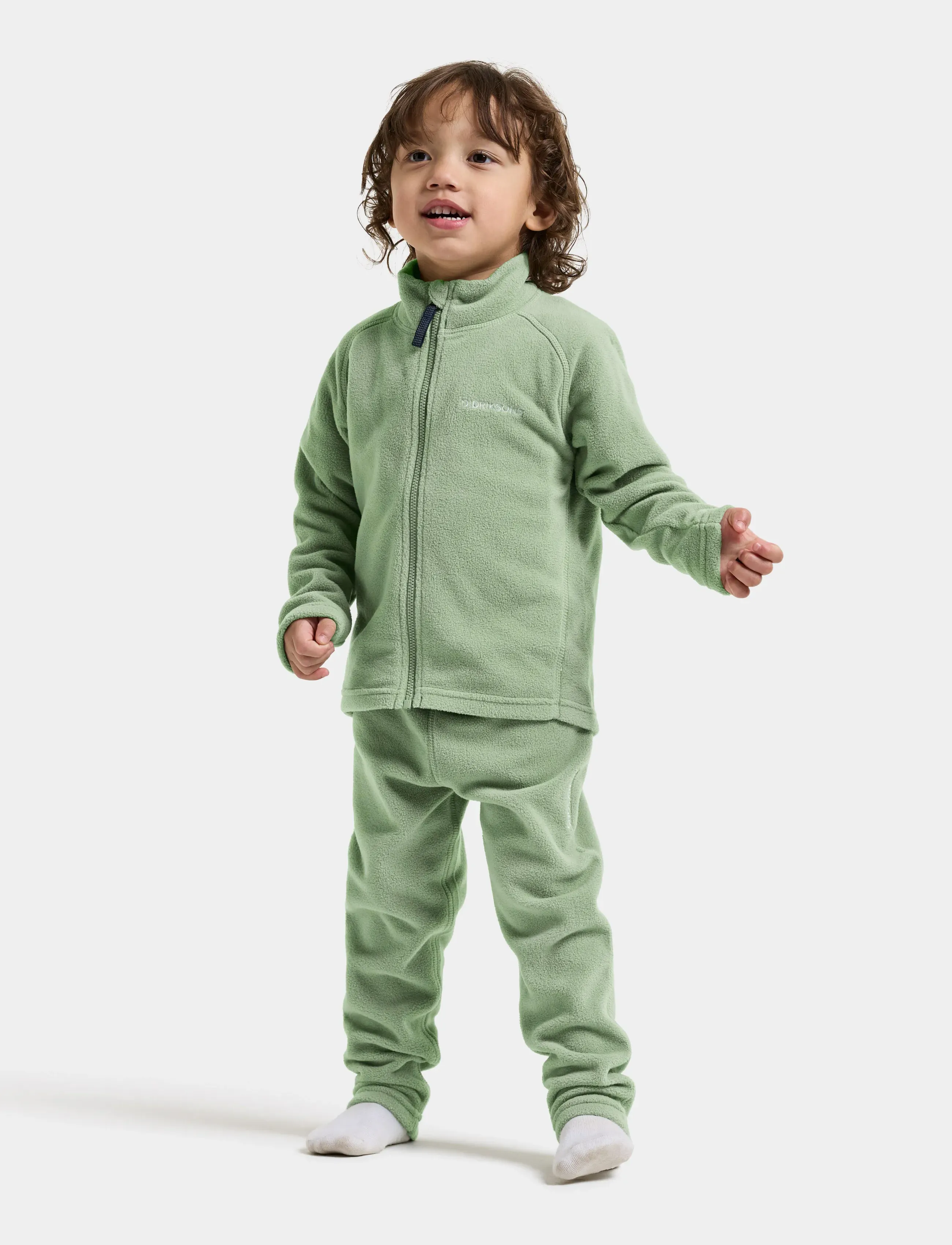 Didriksons - Monte Kids' Pants - isolierte hosen - sage green - 3