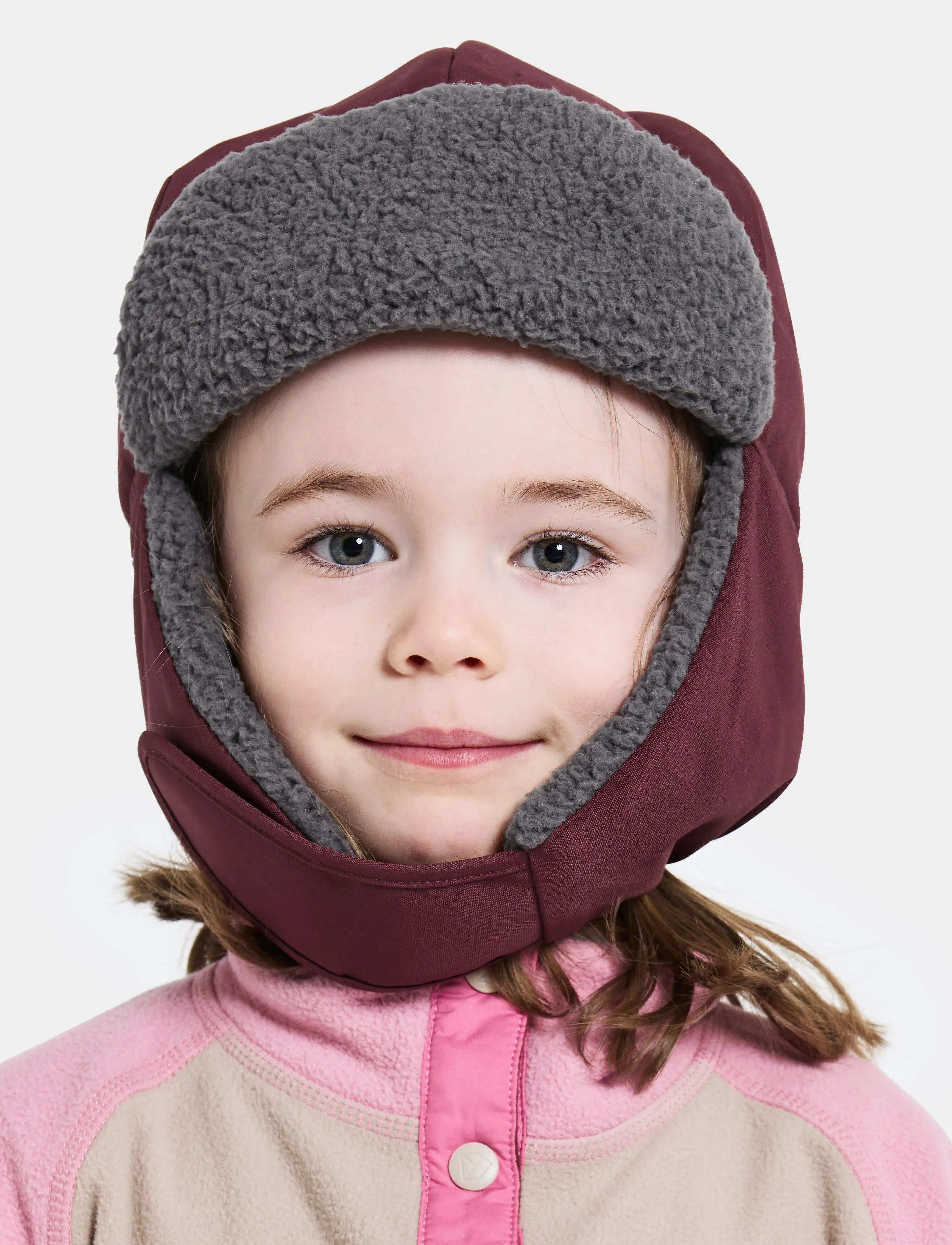 Didriksons BIGGLES CAP 6 - Didriksons - ANEMON RED / burgundy