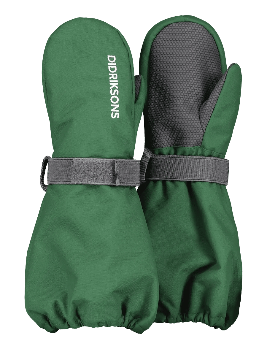 Didriksons - BIGGLES MITTEN 7 - regnvantar - pine green - 1