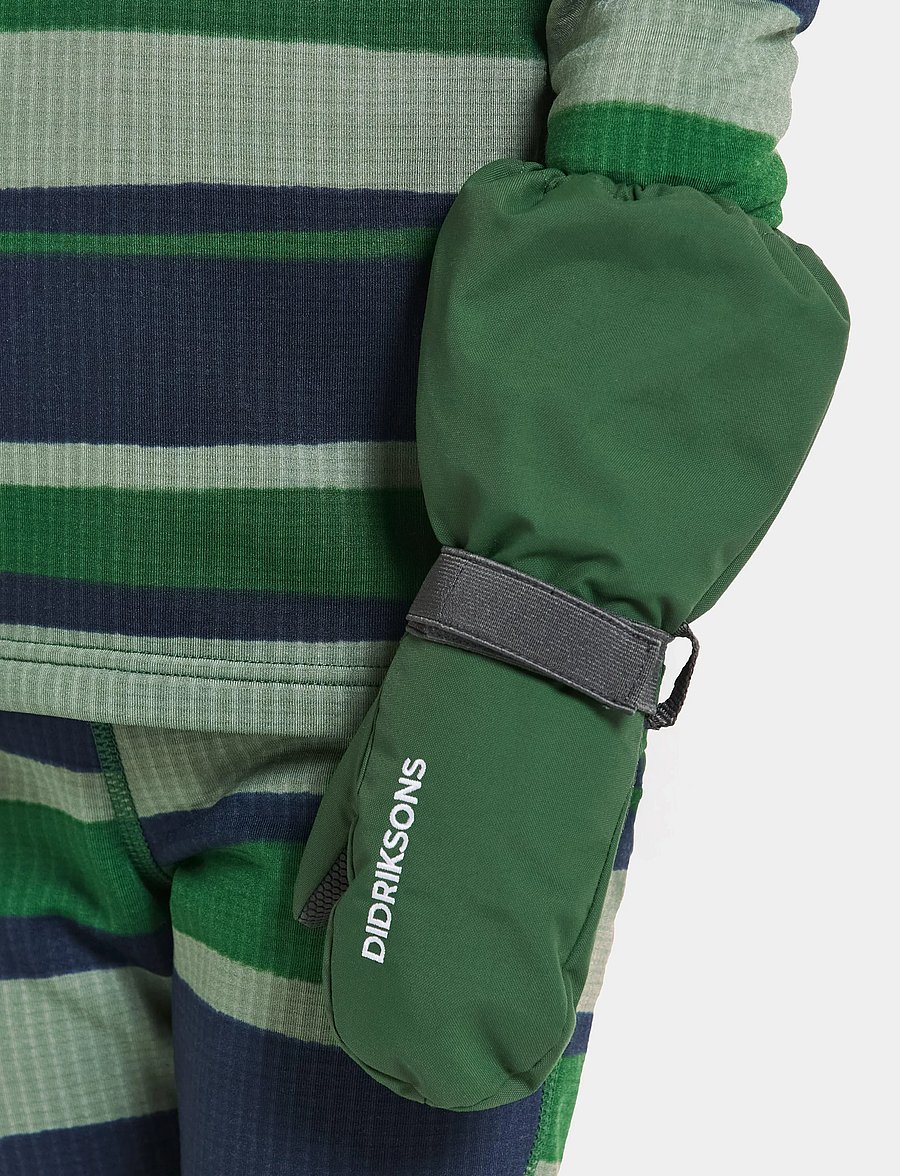 Didriksons - BIGGLES MITTEN 7 - regnvantar - pine green - 2
