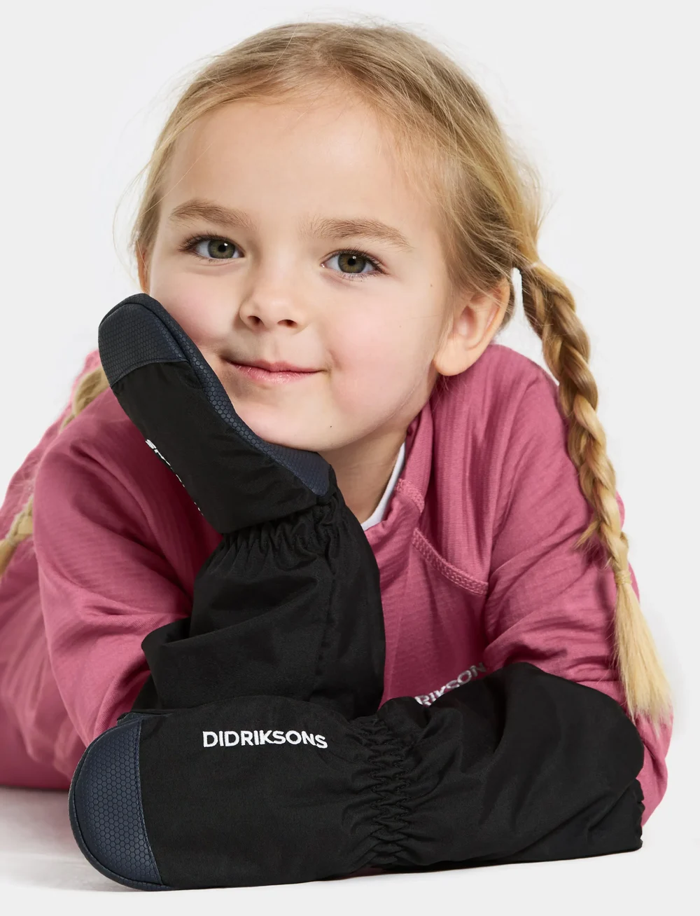 Didriksons - SHELL KIDS GLOVES 9 - regnvantar - black - 0