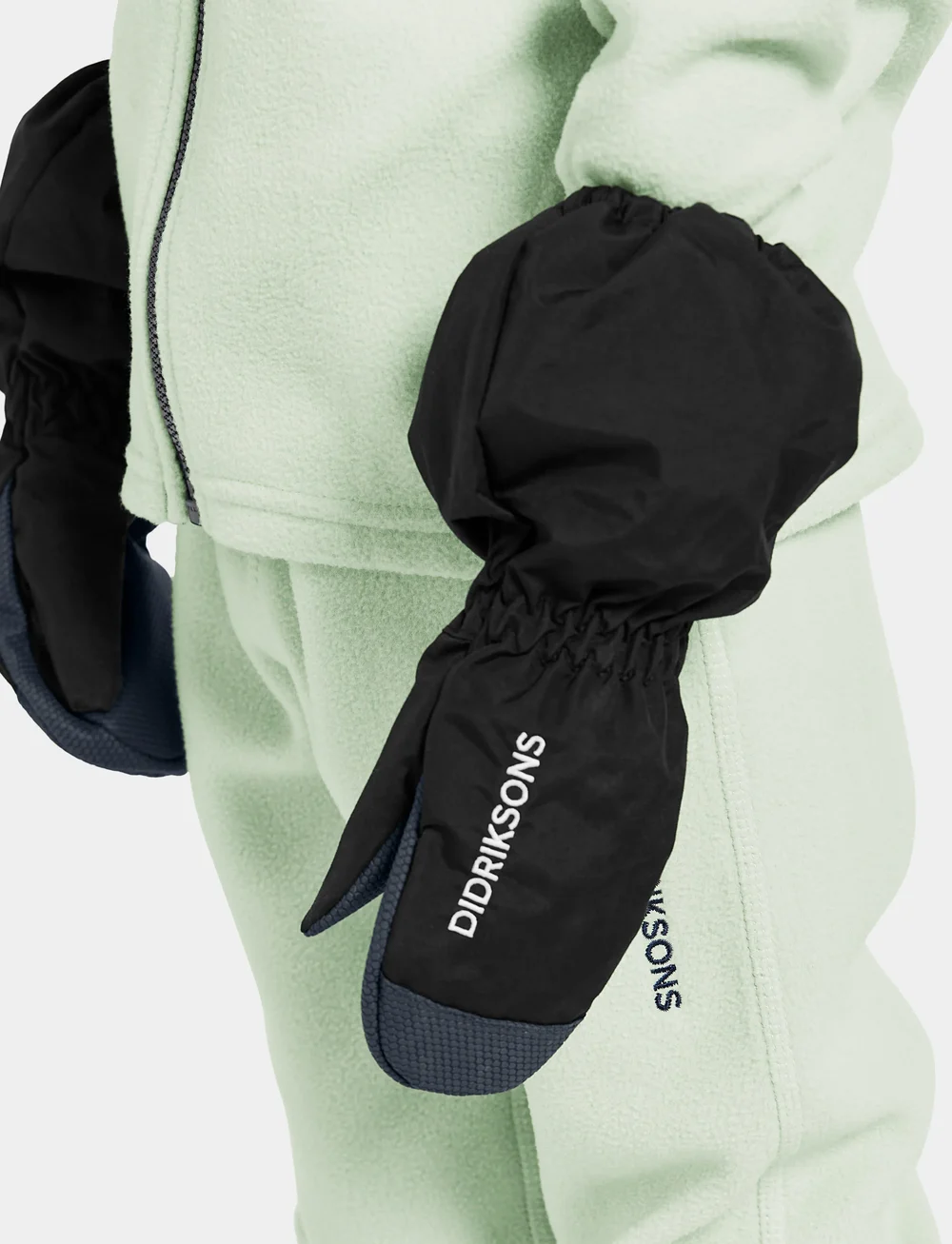 Didriksons - SHELL KIDS GLOVES 9 - regnvantar - black - 2