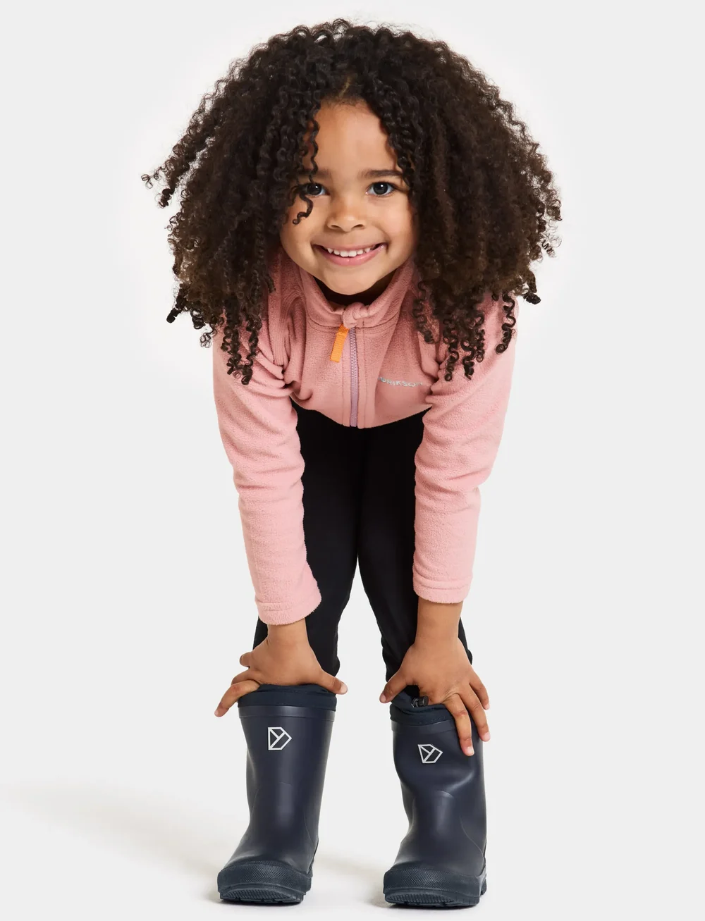 Didriksons - SLUSH KIDS W BOOT - rubberlaarzen met voering - navy - 2