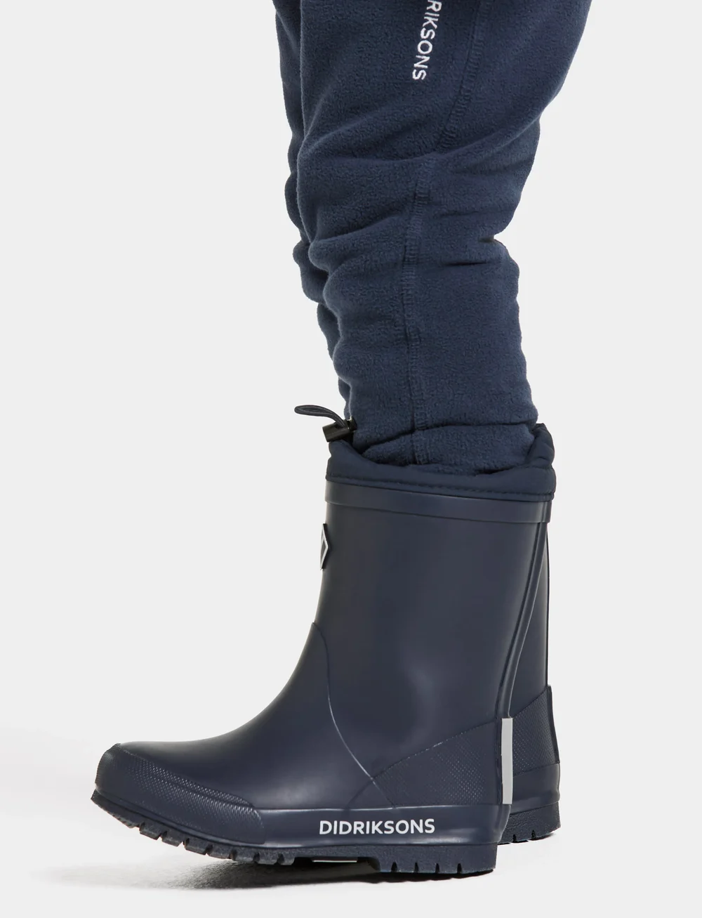Didriksons - SLUSH KIDS W BOOT - rubberlaarzen met voering - navy - 3