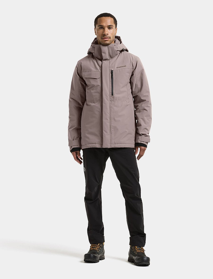 Didriksons - Stefan Jacket - parkas - ash brown - 0